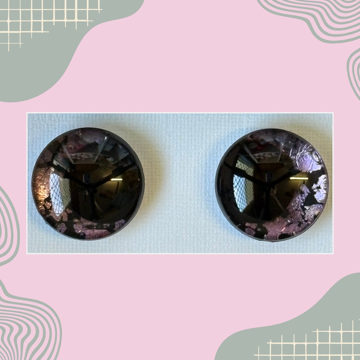 Hand Painted Safety Eyes Medoran Collection, Kawaii Pupil 12mm - 18mm