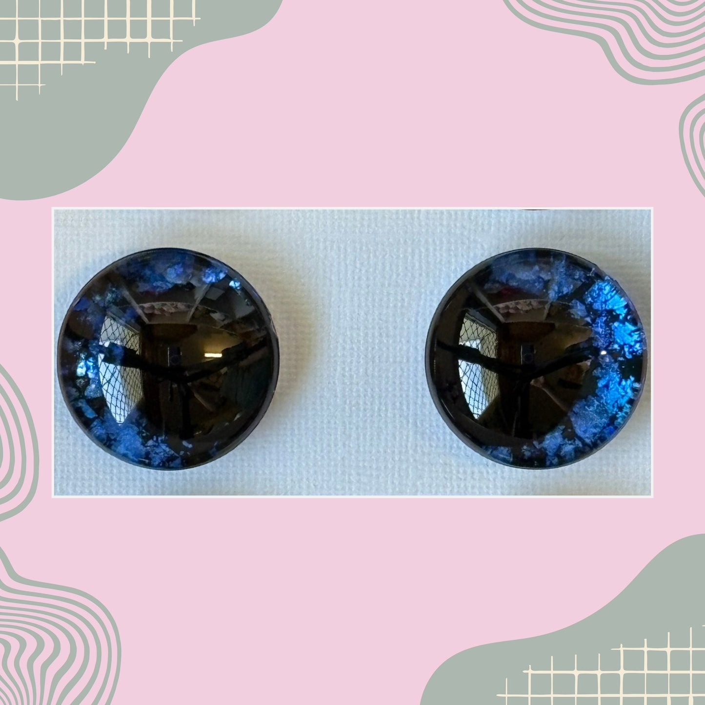 Hand Painted Safety Eyes Meyarin Collection, Kawaii Pupil 12mm - 18mm