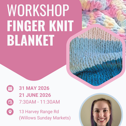 Hand Knit Blanket Workshop
